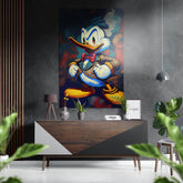 Donald Brushed Aluminum Dibond Wall Art.